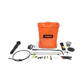 Pompa de stropit manuala si electrica cu rezervor 16L THOR, baterie 12V/8Ah